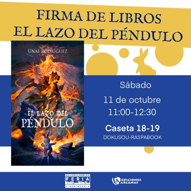 Firma de libros en la Feria de Murcia 11/10/25